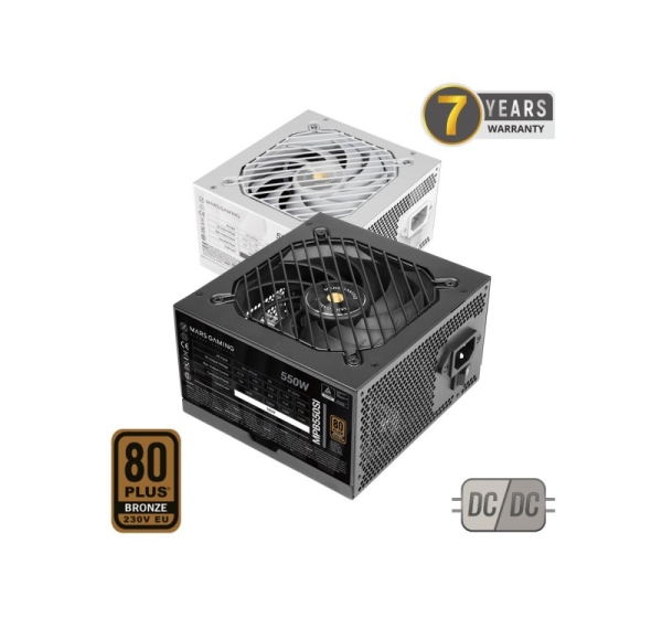 Mars Gaming MPB550SI power supply unit 550 W 24-pin ATX ATX Black