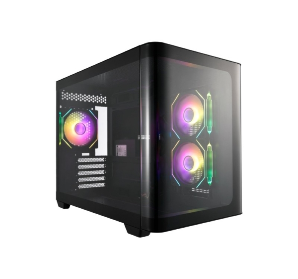 FSP S380-BA Case Mini Tower mITX, mATX Black ARGB