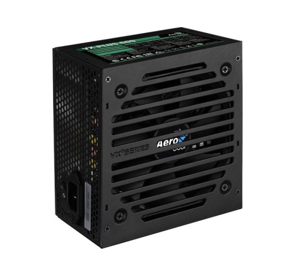 POWER SUPPLY AEROCOOL PGS VX-600PLUS 600W 80+ BOX
