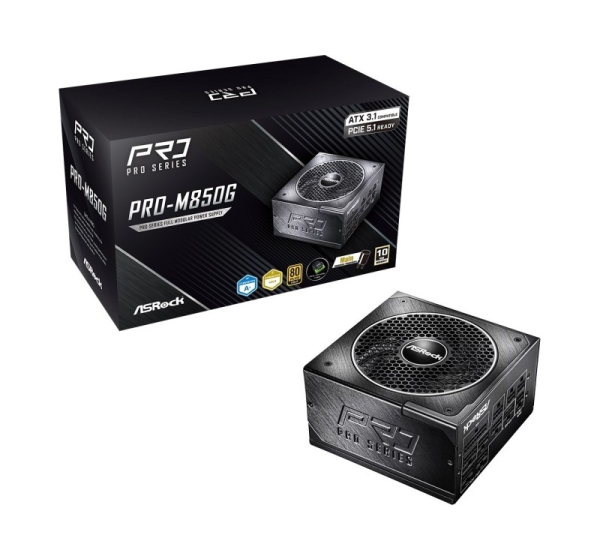 Asrock PRO-M850G 850W 80 PLUS Gold power supply unit