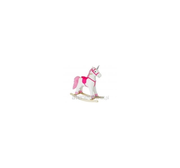 Rocking Horse Unicorn White 74cm 2252 Lean Toys