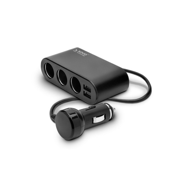 Savio Car lighter socket splitter 12/24V SA-024