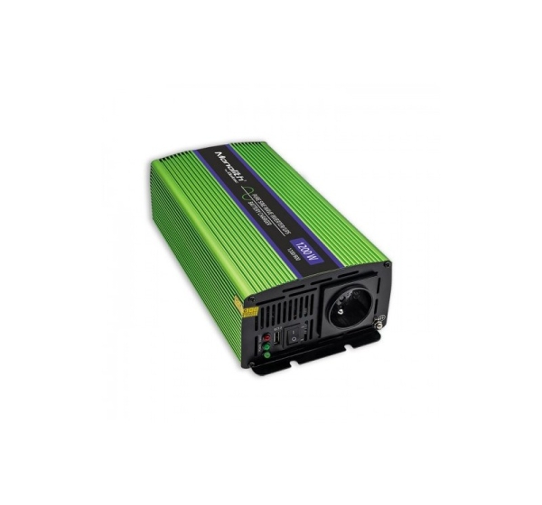 Qoltec Monolith power adapter/inverter Auto 1200 W Green