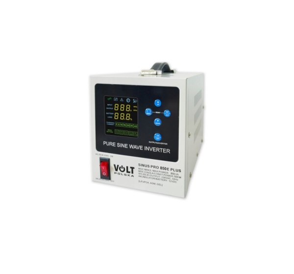 Przetwornica VOLT POLSKA SINUSPRO 850E PLUS 2/230V (500/850W) [AGM, GEL, LiFePO4]