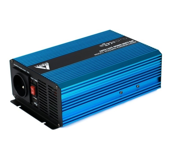 AZO Digital 24 VDC / 230 VAC Converter SINUS IPS-1200S 1200W