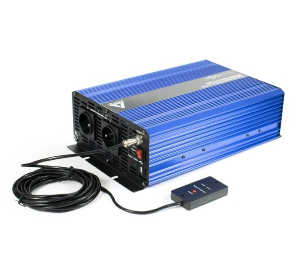 AZO Digital 24 VDC / 230 VAC Converter SINUS IPS-3000S 3000W