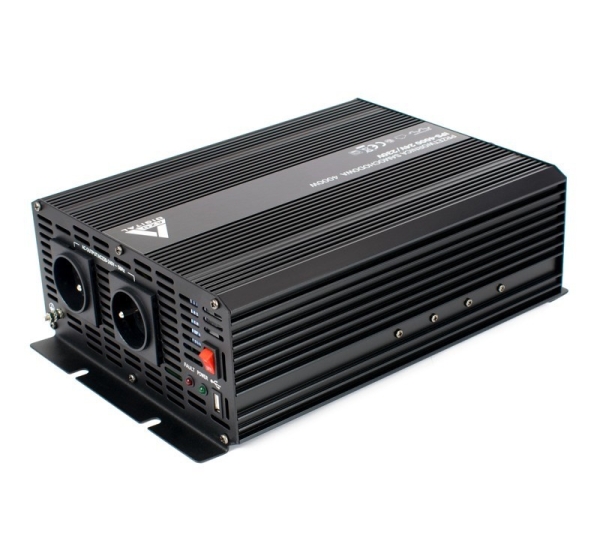AZO Digital 24 VDC / 230 VAC Automotive Inverter IPS-4000 4000W