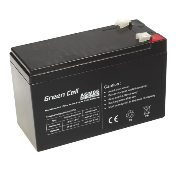 Green Cell AGM05 UPS battery Sealed Lead Acid (VRLA) 12 V 7.2 Ah
