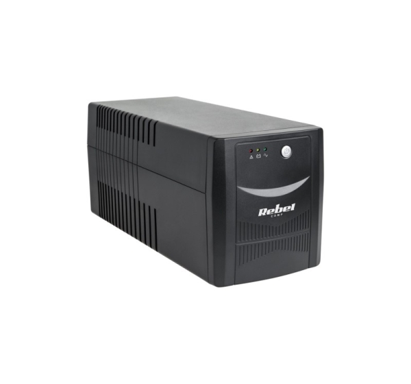 Uninterruptible UPS REBEL model Micropower 1000 (offline, 1000VA / 600W, 230 V, 50Hz)