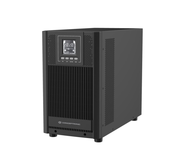 Conceptronic ZEUS52ES3K 3000VA 2700W Online Tower UPS, Schuko