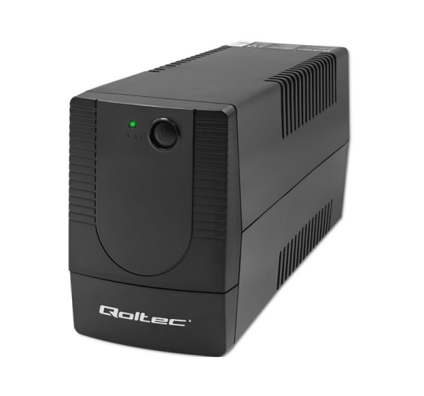 Qoltec 53773 uninterruptible power supply (UPS) Line-Interactive 0.85 kVA 480 W 1 AC outlet(s)