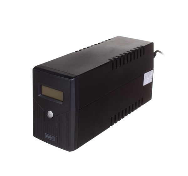Digitus DN-170063-LCD-B uninterruptible power supply (UPS) Line-Interactive 0.6 kVA 360 W