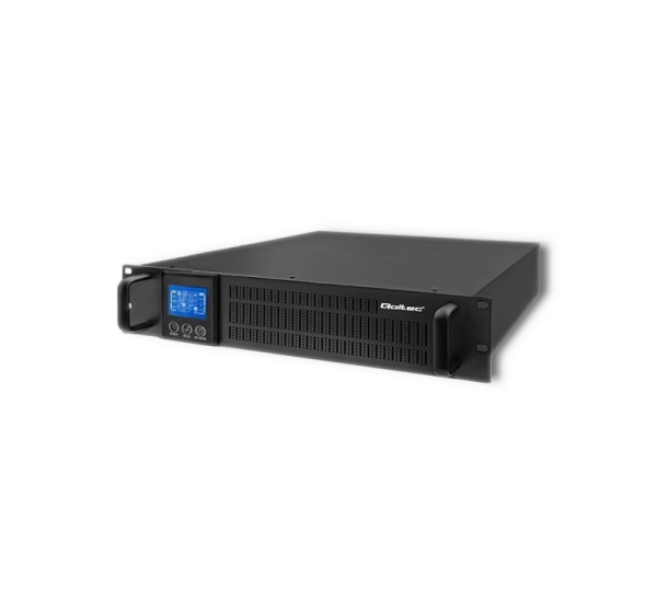 Qoltec 53945 Uninterruptible power supply UPS RACK | 1KVA | 800W | LCD