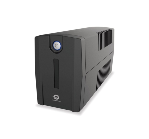 Conceptronic ZEUS01G 650VA 360W UPS, UK socket x 2, HID USB, RJ45 In/Out, AVR