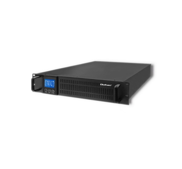 Qoltec 53947 Uninterruptible power supply UPS RACK | 3KVA | 2400 W | LCD