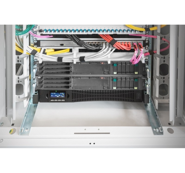 UPS Online Rack 19" LCD 2000VA/2000W, Digitus