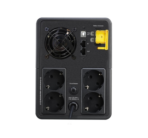 APC Back-UPS, 1600VA, Tower, 230V, 4x CEE 7/7 Schuko outlets, AVR