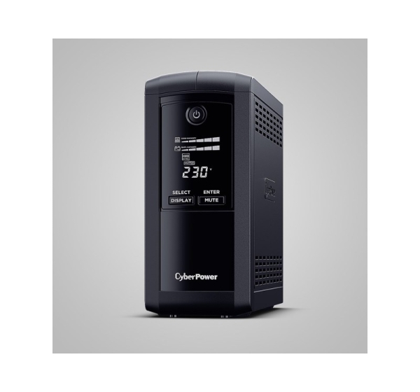 CyberPower Tracer III VP1000ELCD-FR uninterruptible power supply (UPS) Line-Interactive 1 kVA 550 W 4 AC outlet(s)