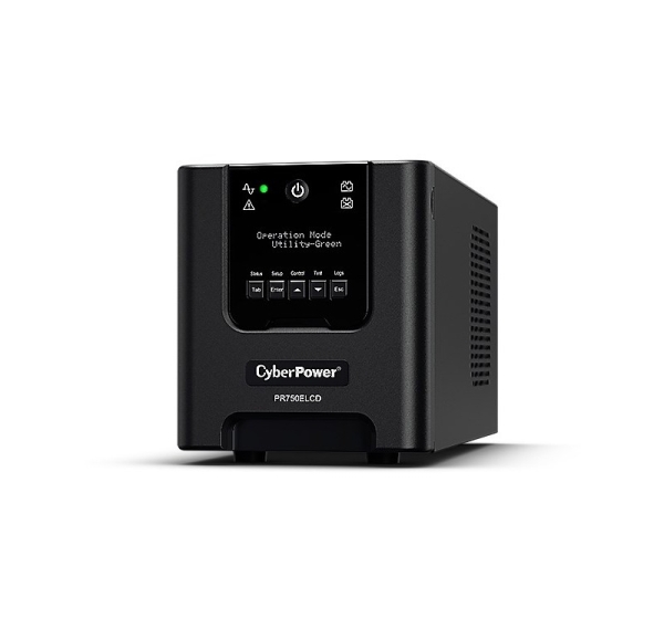 CyberPower PR750ELCD uninterruptible power supply (UPS) Line-Interactive 0.75 kVA 675 W 6 AC outlet(s)
