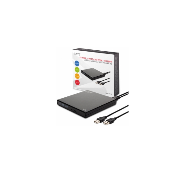 Savio External Slim CD/ DVD R/ RW – USB Drive