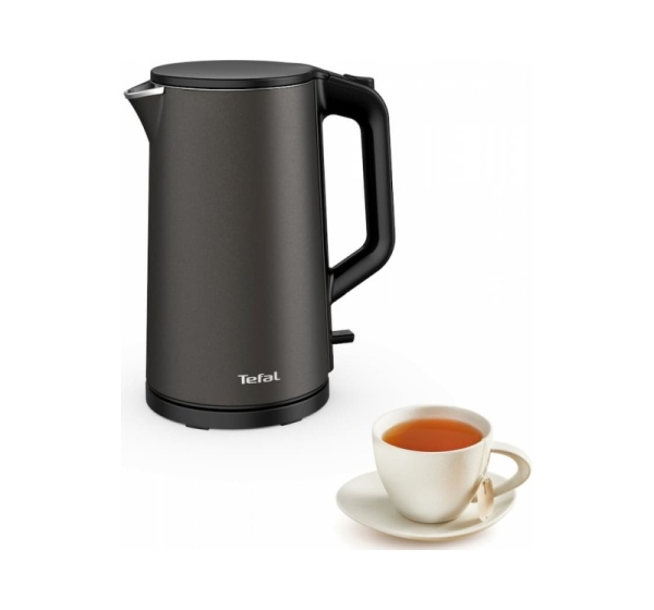 TEFAL tējkanna Double Layer, 1.5 L,pelēka