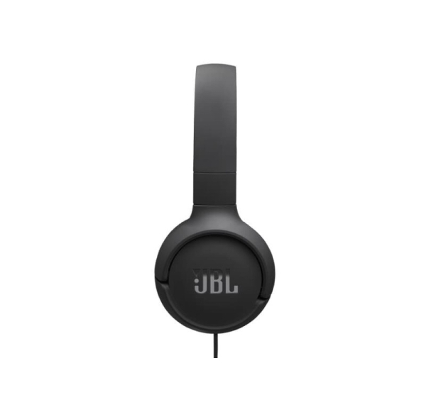 JBL Tune on-ear austiņas ar USB, melnas