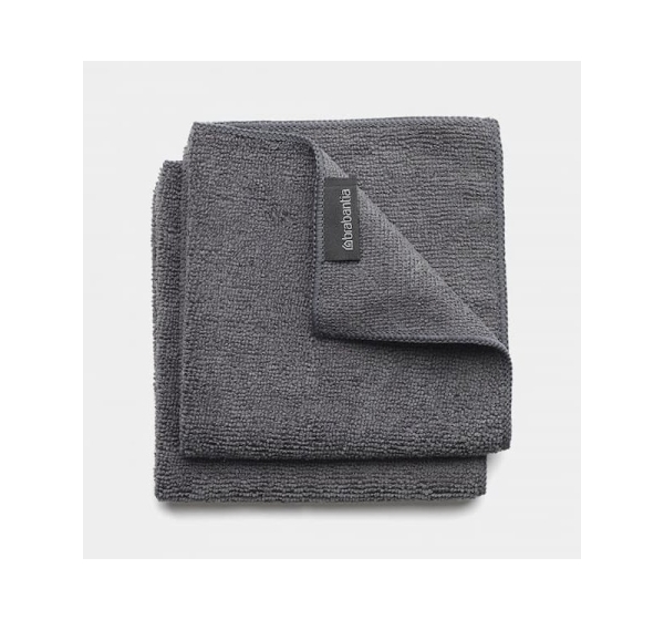 BRABANTIA Mikrošķiedras lupatiņa 2gb., dark grey