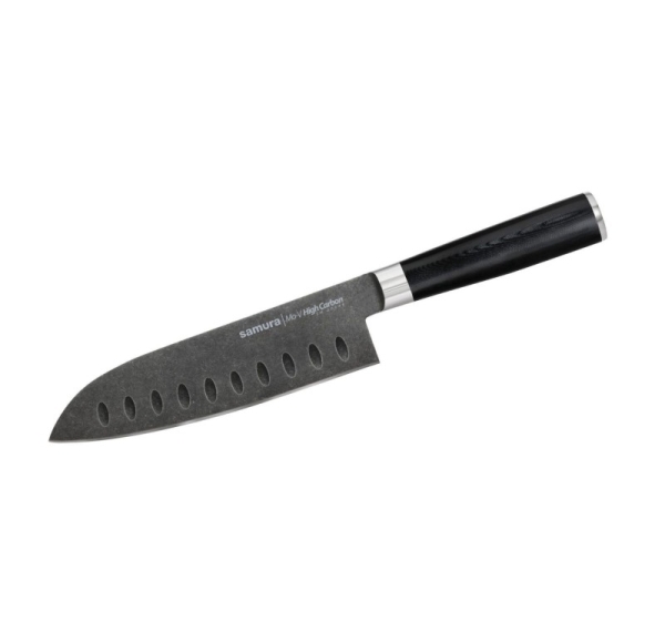 SAMURA Santoku nazis, Stonewash, 138 mm