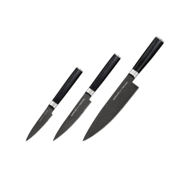 SAMURA 3 virtuves nažu komplekts, MO-V, Stonewash