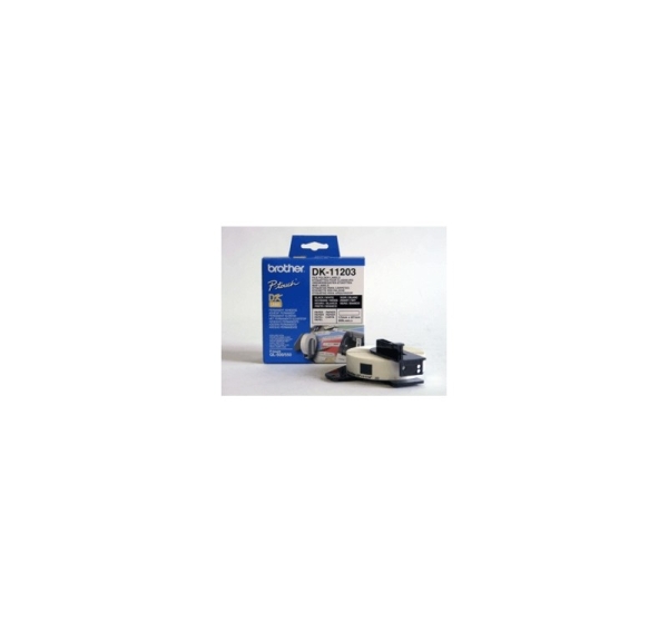DK-11203 Uzlīmes dokumentu mapēm, 17 x 87mm, 300gab/rullī, Brother