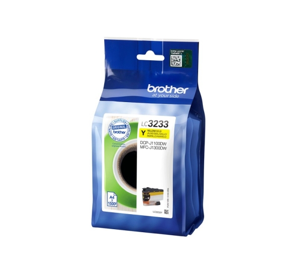 LC-3233Y Dzeltena tintes kasete  1 500lpp (DCP-J1100DW/MFC-J1300DW)