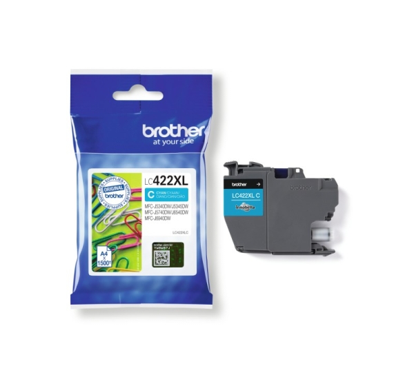 LC-422Y Dzeltenas tintes kasete 550lpp (MFC-J5340/5740/6540/6940)