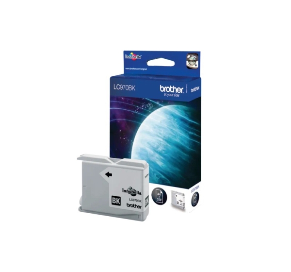 LC-970BK melna tintes kasete 350 lapām (8,7ml) (DCP-135;150/MFC235;260)