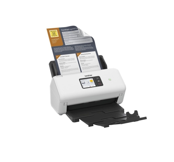 ADS-4550W Dokumentu Skeneris,Brother( LCD 7.1cm,USB,LAN/WLAN,35ppm,70ipm,1200dpi,ADF 60 lp,Duplex)