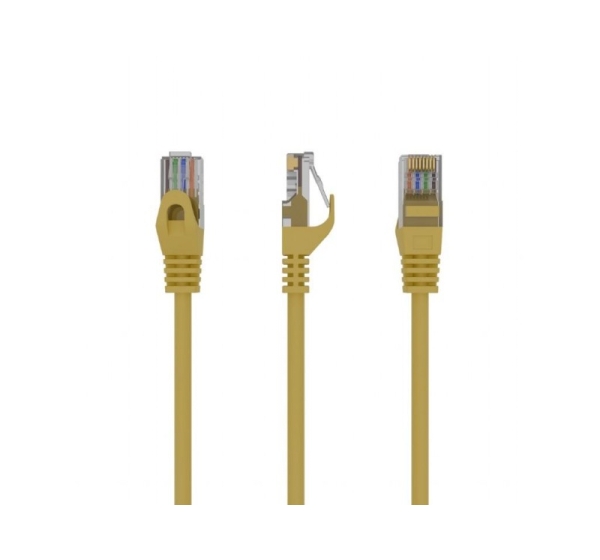 PATCH CABLE CAT6 UTP 0.25M/YELLOW PP6U-0.25M/Y GEMBIRD