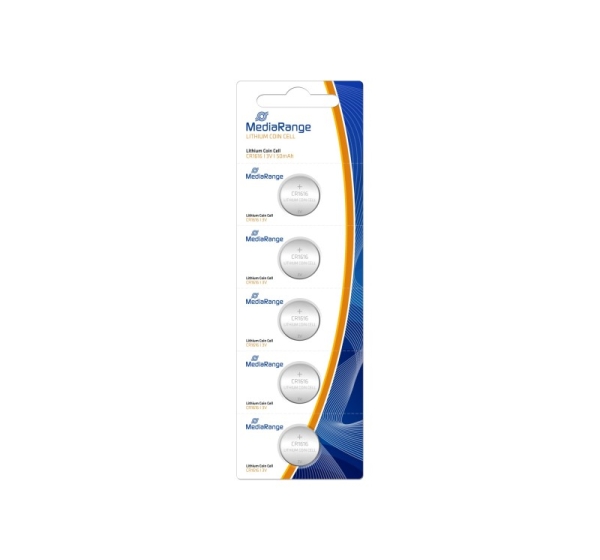 BATTERY LITHIUM CR1616 3V/5PCS MRBAT135 MEDIARANGE