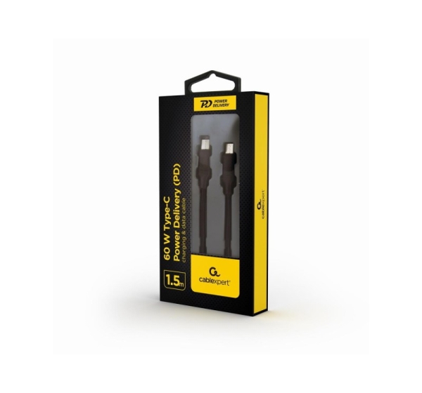 CABLE USB-C PD 1.5M/CC-USB2-CMCM60-1.5M GEMBIRD