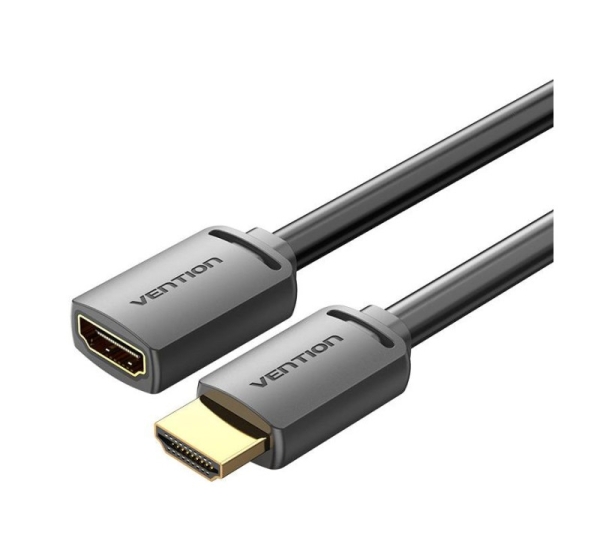 CABLE HDMI MALE/FEMALE 4K/0.5M BLACK AHCBD VENTION