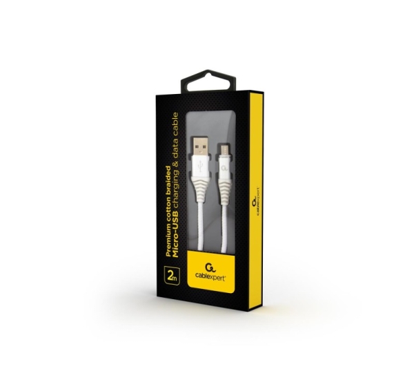 CABLE USB2 TO MICRO-USB 2M/CC-USB2B-AMMBM-2M-BW2 GEMBIRD
