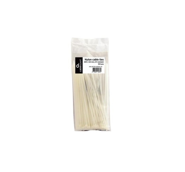 CABLE ACC TIES NYLON 100PCS/NYTFR-250X3.6-W GEMBIRD