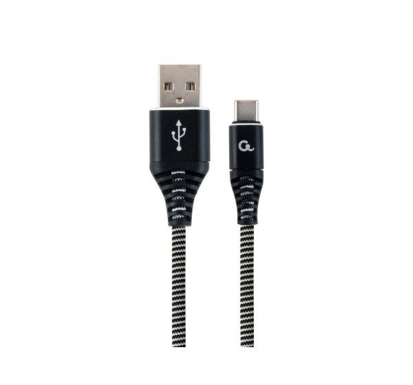 CABLE USB-C TO USB2 2M BLK/WHT/CC-USB2B-AMCM-2M-BW GEMBIRD