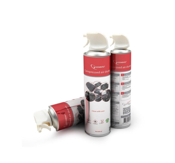 COMPRESSED AIR DUSTER 600ML/CK-CAD-FL600-01 GEMBIRD