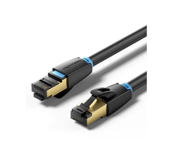 PATCH CABLE CAT.8 SFTP/0.5M BLACK IKABD VENTION