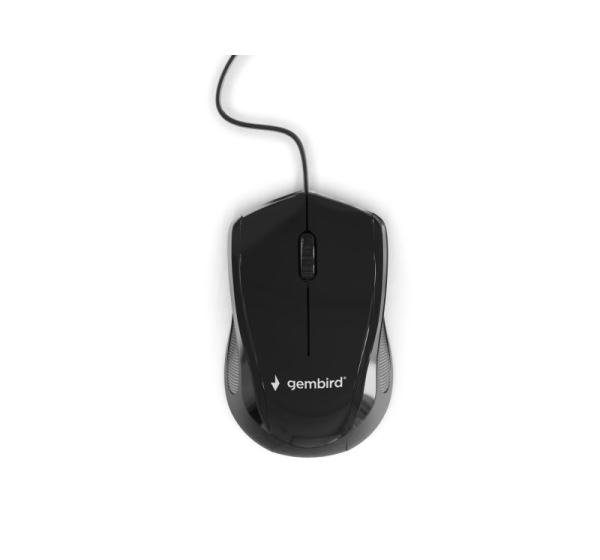 MOUSE USB OPTICAL/BLACK MUS-3B-02 GEMBIRD