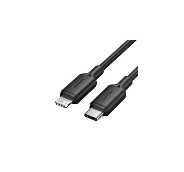 CABLE USB-C TO LIGHTNING/2M BLACK LAKBH VENTION