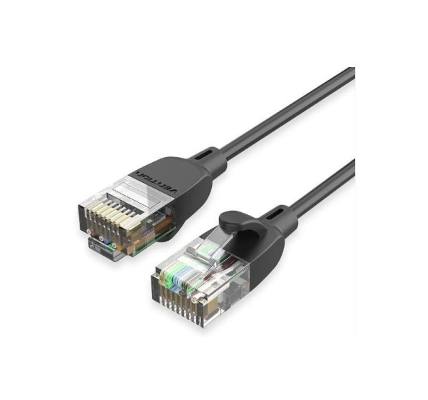 PATCH CABLE CAT.6A UTP/5M BLACK IBIBJ VENTION
