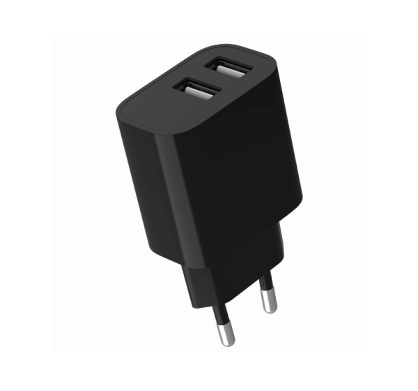 CHARGER USB UNIVERSAL BLACK/2P TA-UC-2A12-01-BK GEMBIRD