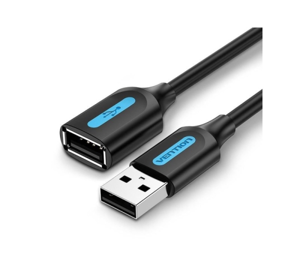 CABLE USB2.0 MALE TO FEMALE/3M BLACK CBIBI VENTION