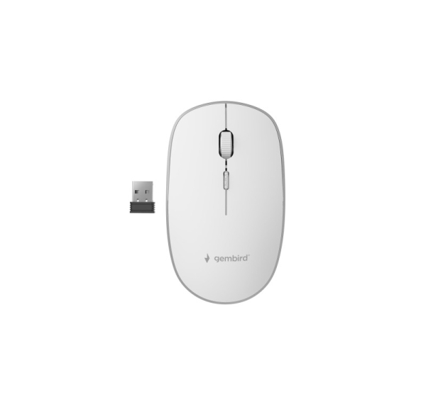 MOUSE USB OPTICAL WRL/WHITE MUSW-4B-01-W GEMBIRD