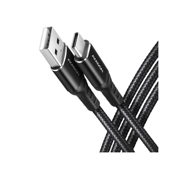 CABLE USB-C TO USB2.0 1M/BLACK BUCM-AM10AB AXAGON